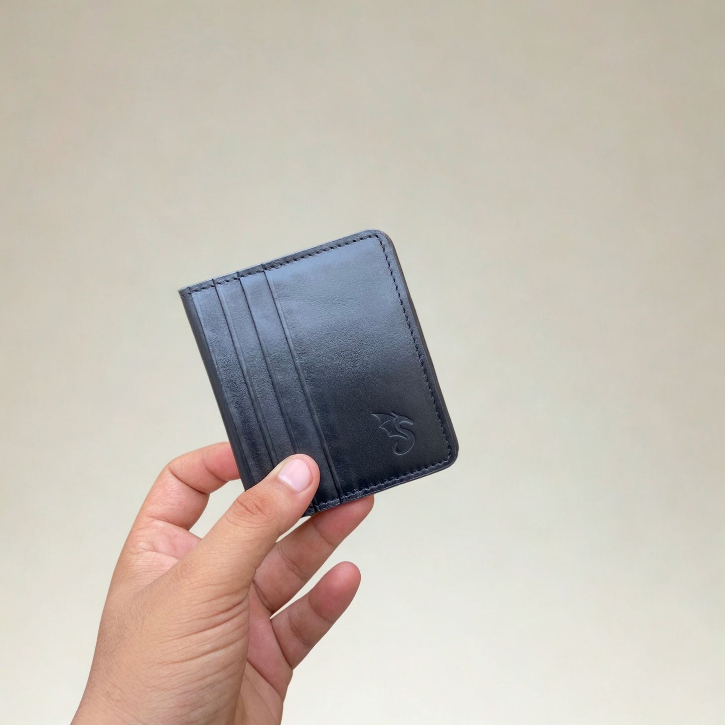 Urban Draak™ Leather Card Holder Wallet – Slim Design with Cash Compartment