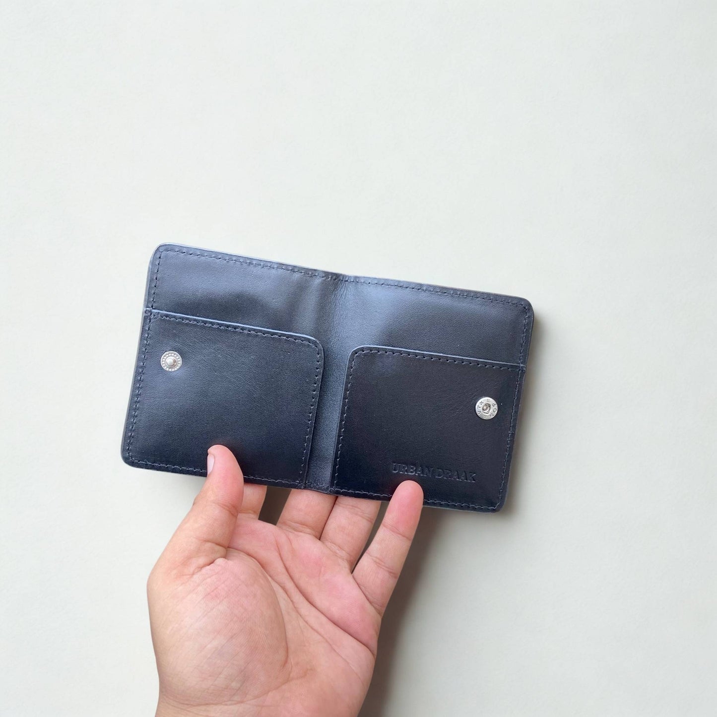 Urban Draak™ Leather Card Holder Wallet – Slim Design with Cash Compartment