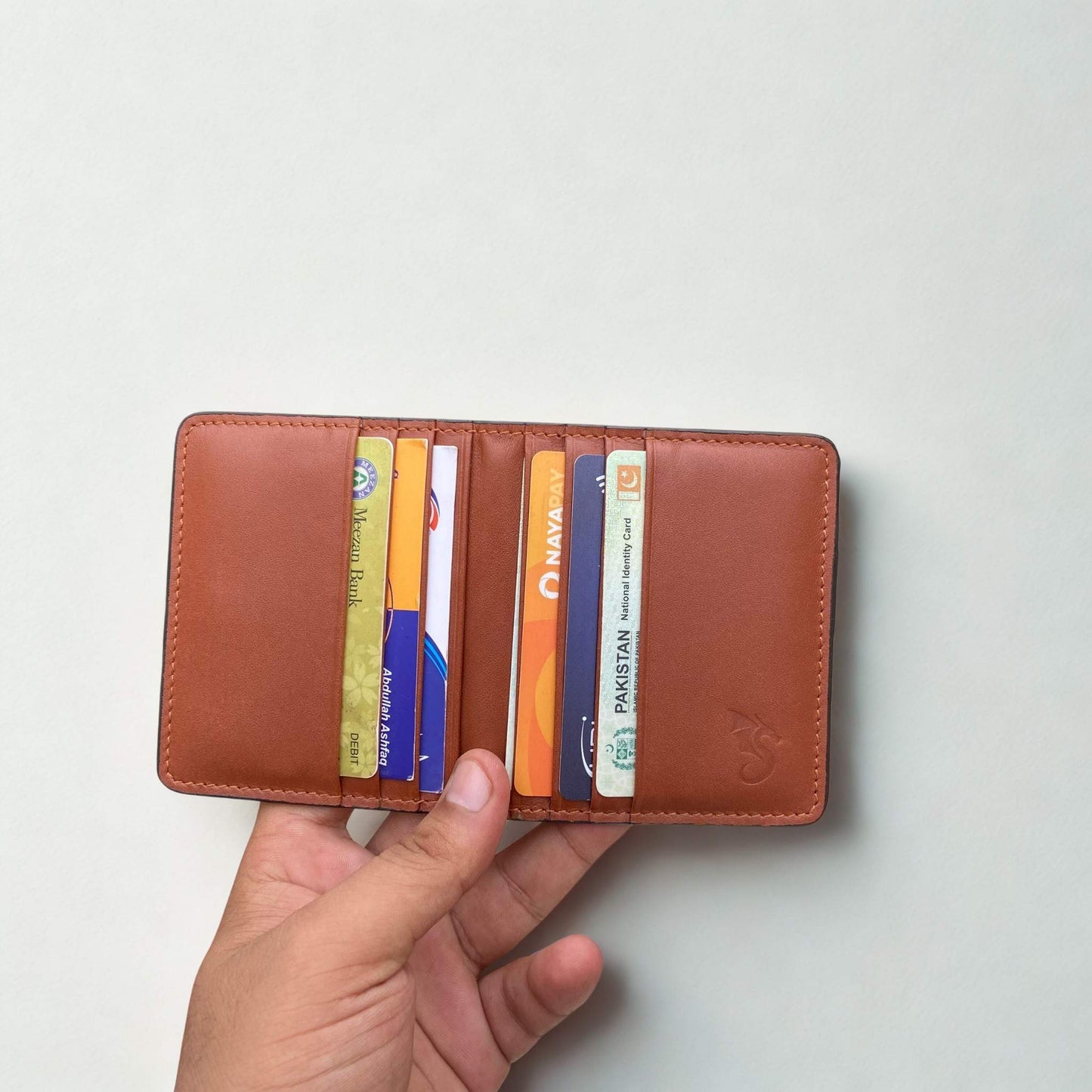 Urban Draak™ Leather Card Holder Wallet – Slim Design with Cash Compartment