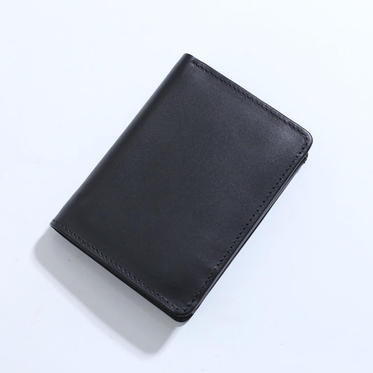 Urban Draak™ Multi-Pocket Leather Wallet – Zippered Compartments & Card Organizer