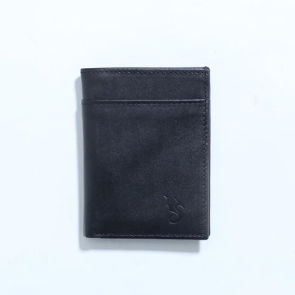 Vertical Leather Wallet