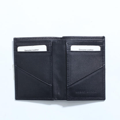 Vertical Leather Wallet