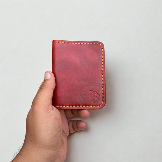 Urban Draak Handmade Leather Wallet – Hand-Stitched Minimalist Design