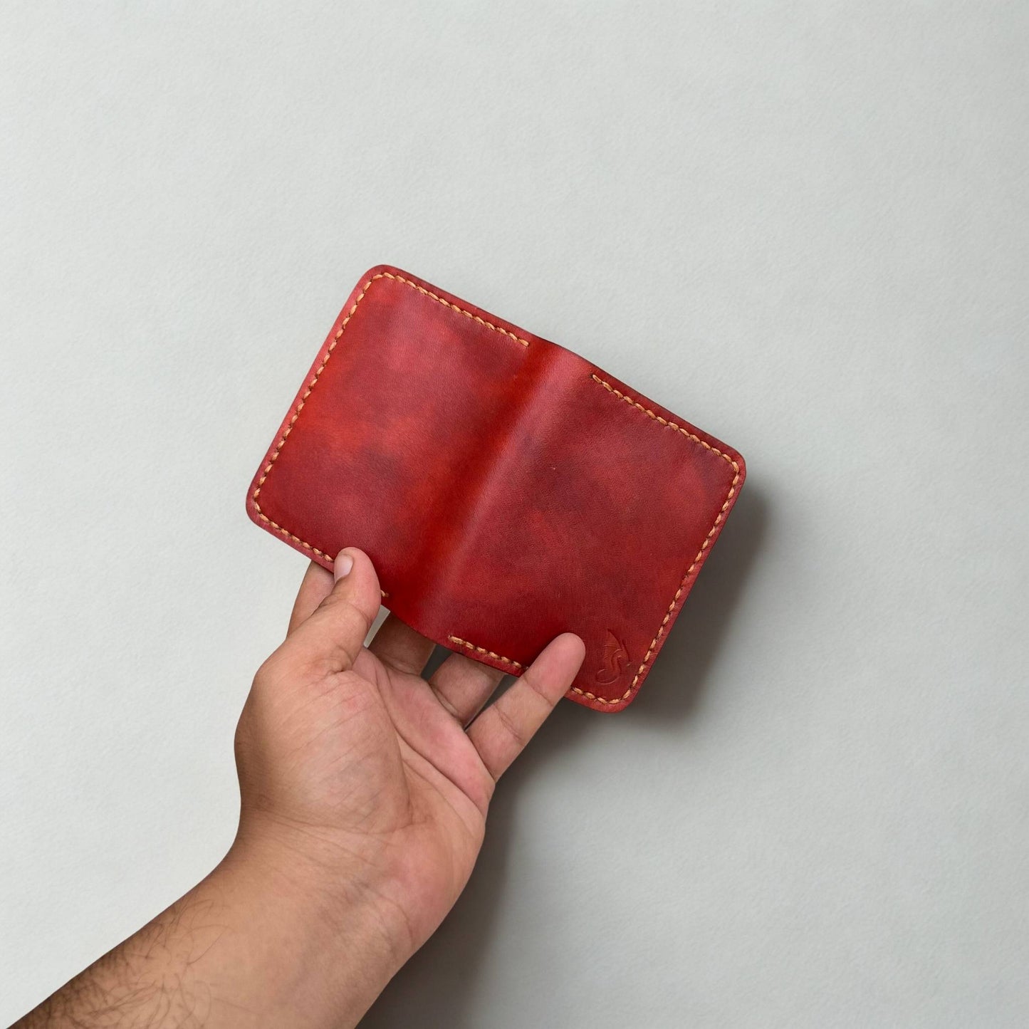 Urban Draak Handmade Leather Wallet – Hand-Stitched Minimalist Design