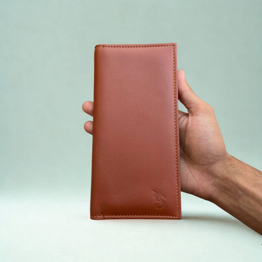 Urban Draak™ Long Leather Mobile Wallet – Multi-Card & Cash Organizer