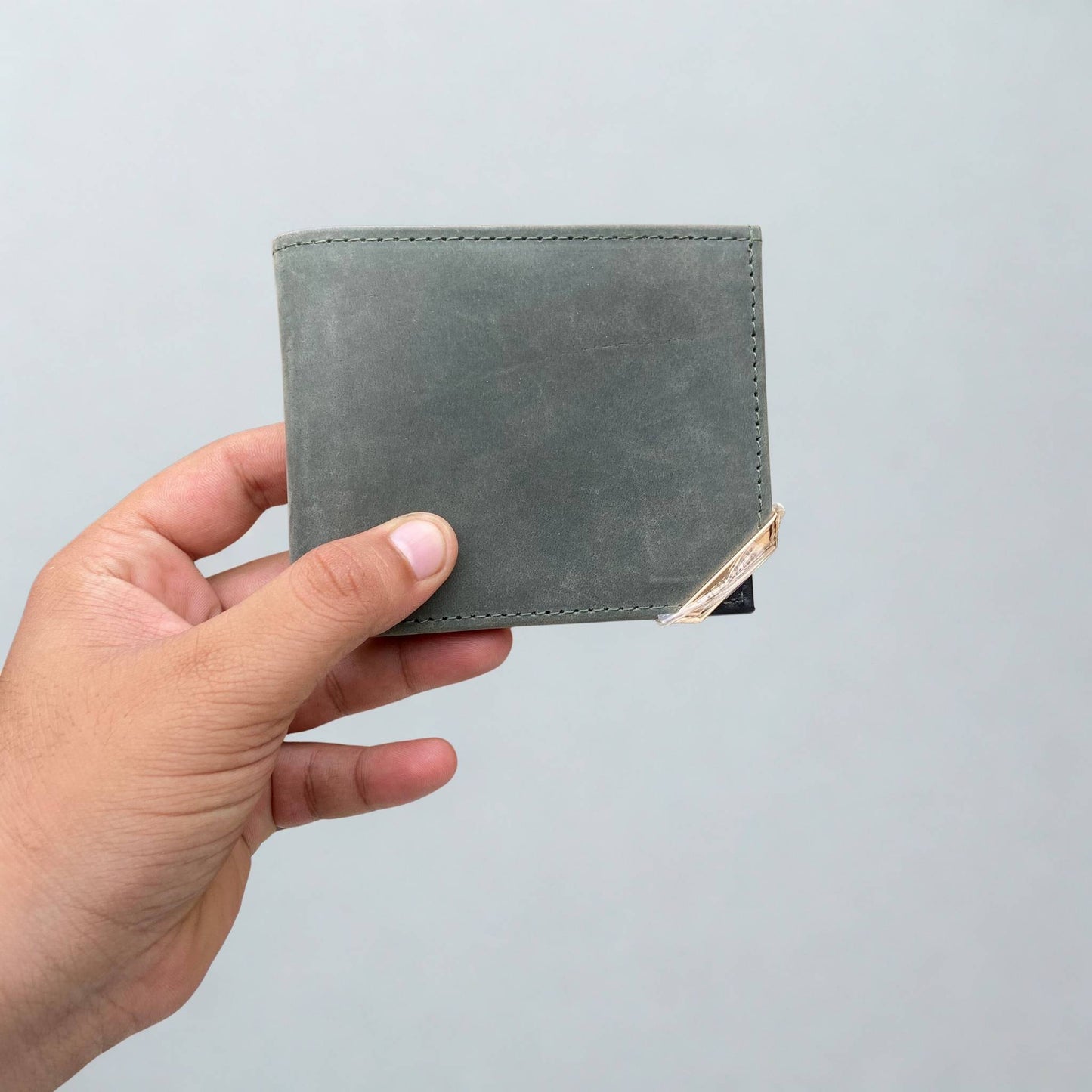 Urban Draak™ Classic Leather Wallet – Multi-Compartment with Coin Pocket & Metal Edge