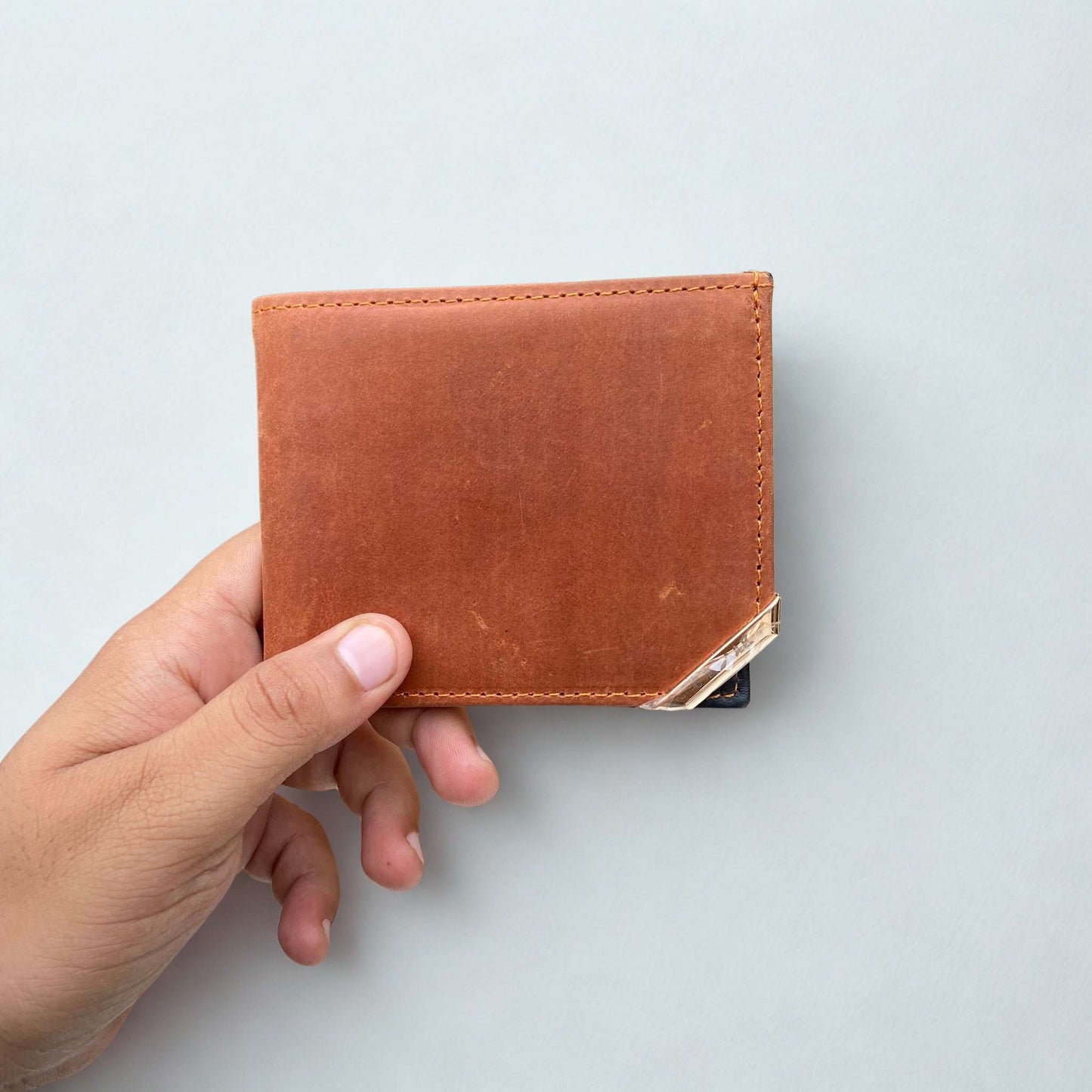 Urban Draak™ Classic Leather Wallet – Multi-Compartment with Coin Pocket & Metal Edge